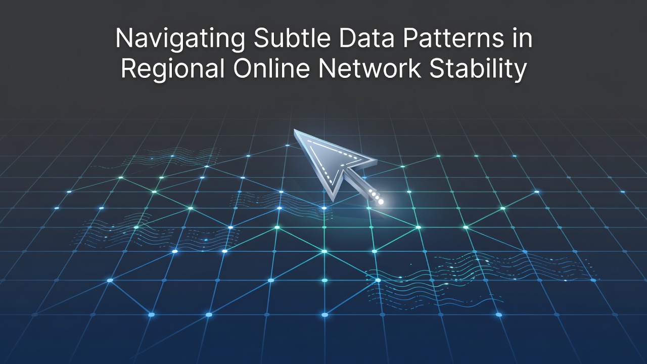 Navigating Subtle Data Patterns in Regional Online Network Stability