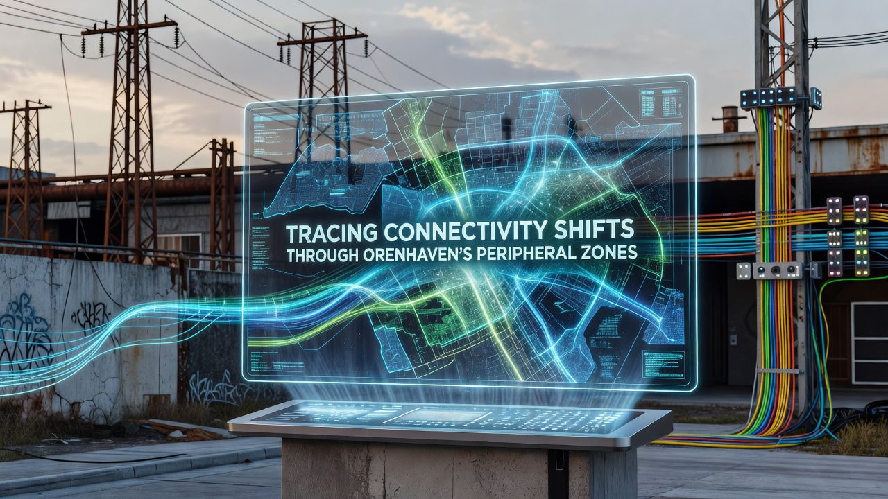 Tracing Connectivity Shifts Through Orenhaven's Peripheral Zones